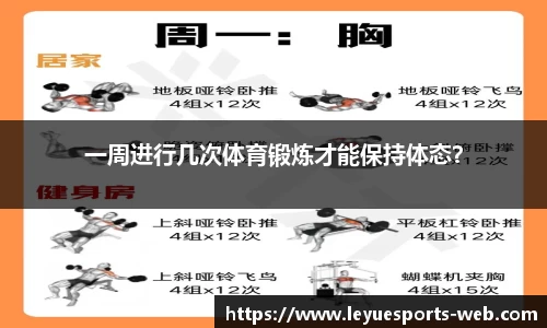 一周进行几次体育锻炼才能保持体态？